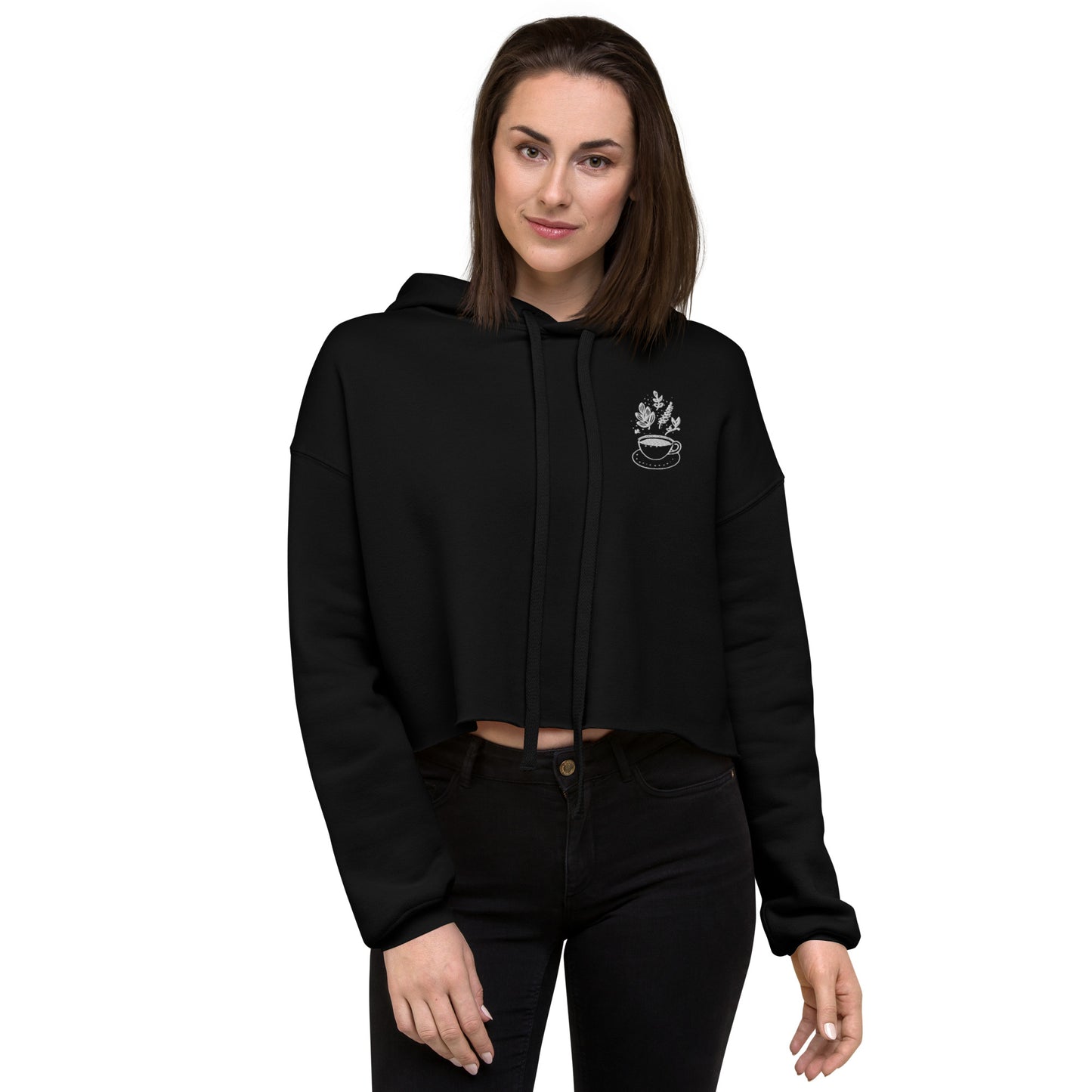 The Roaming Cup Flower Crop Hoodie